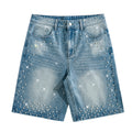 DENIM SHORTS