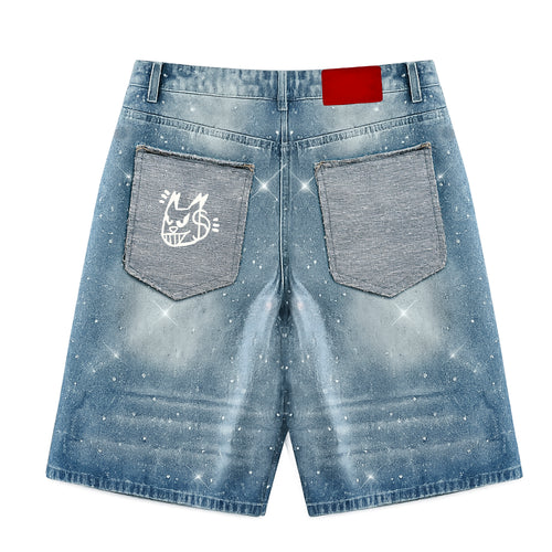 DENIM SHORTS